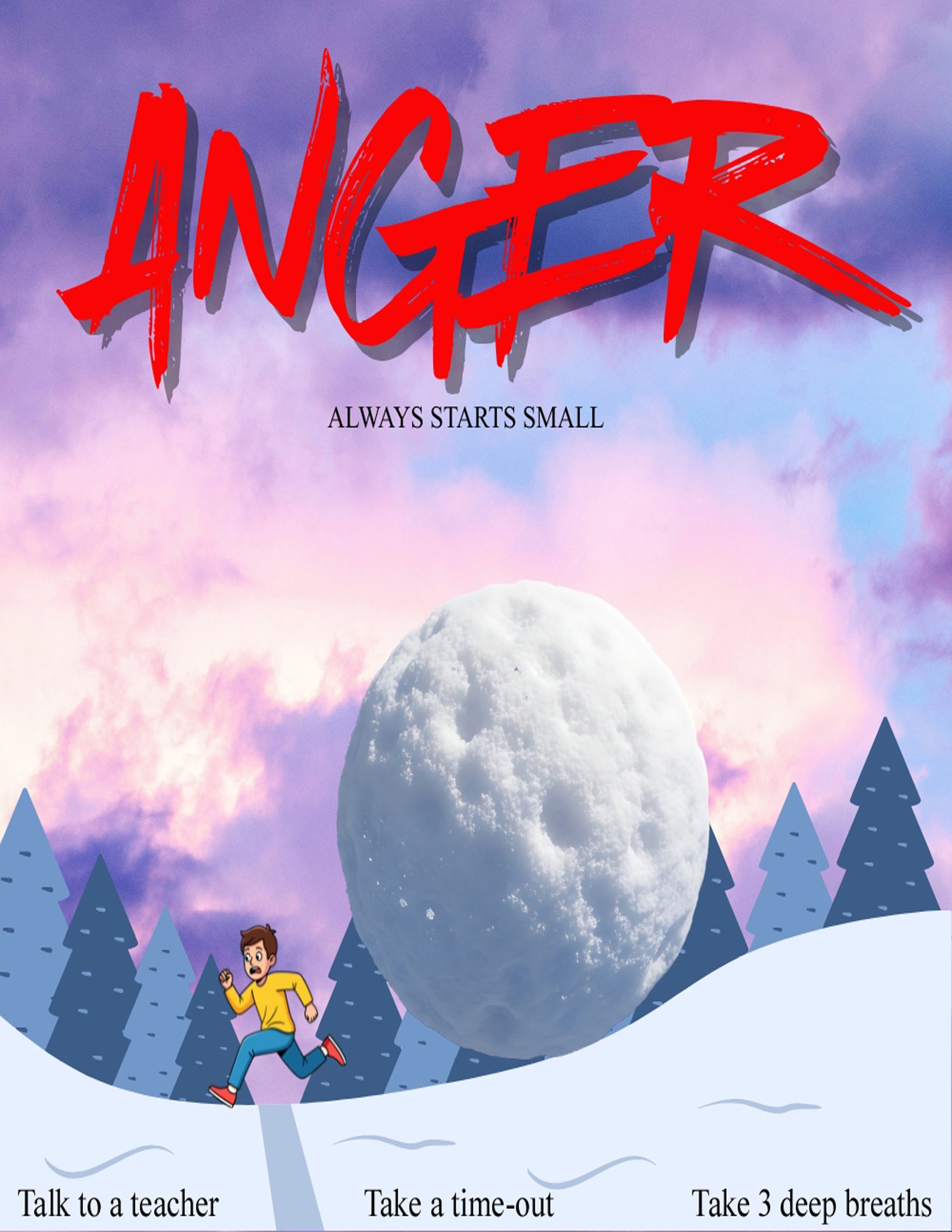 Anger Always Starts Small - Digital Download 8.5X11 Inch